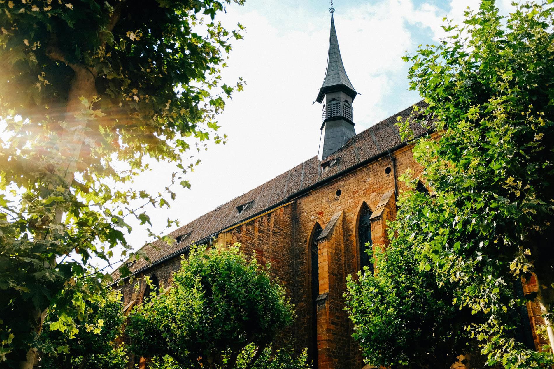 Light through church windows